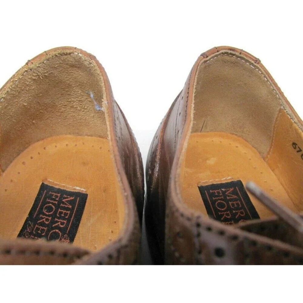 Mercanti Fiorintini  Wingtip Derbys Size US 9 M  Made In Italy